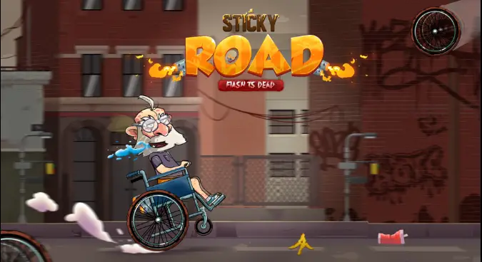 Sticky Road: Flash is Dead