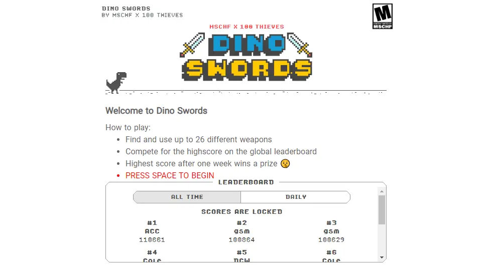 Play Dino Swords Game Online Free