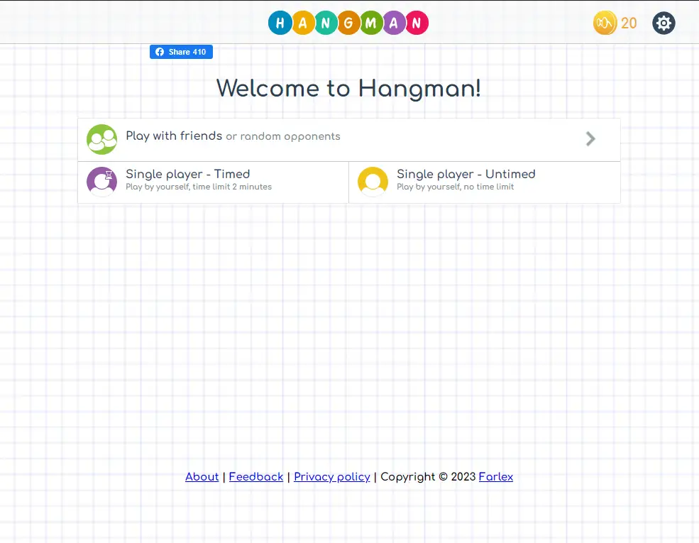 Play Hangman Game Online Free