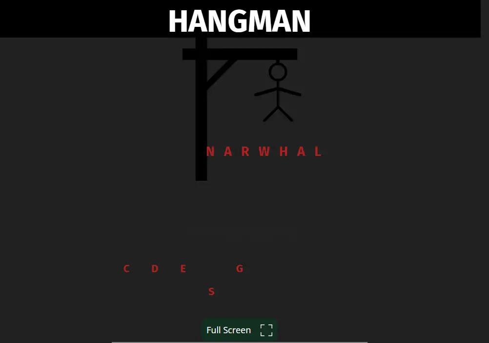 Play Hangman Unblocked Game Online Free
