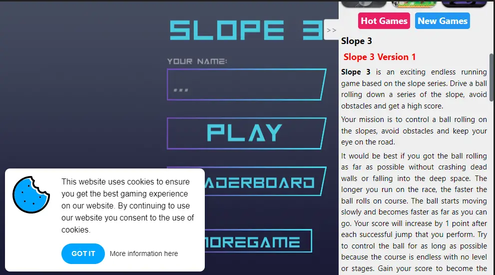 Play Slope 3 Unblocked Game Online Free