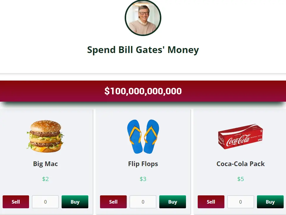 Play Spend Bill Gates' Money Game Online Free