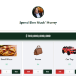 Play Spend Elon Musk' Money Game Online Free