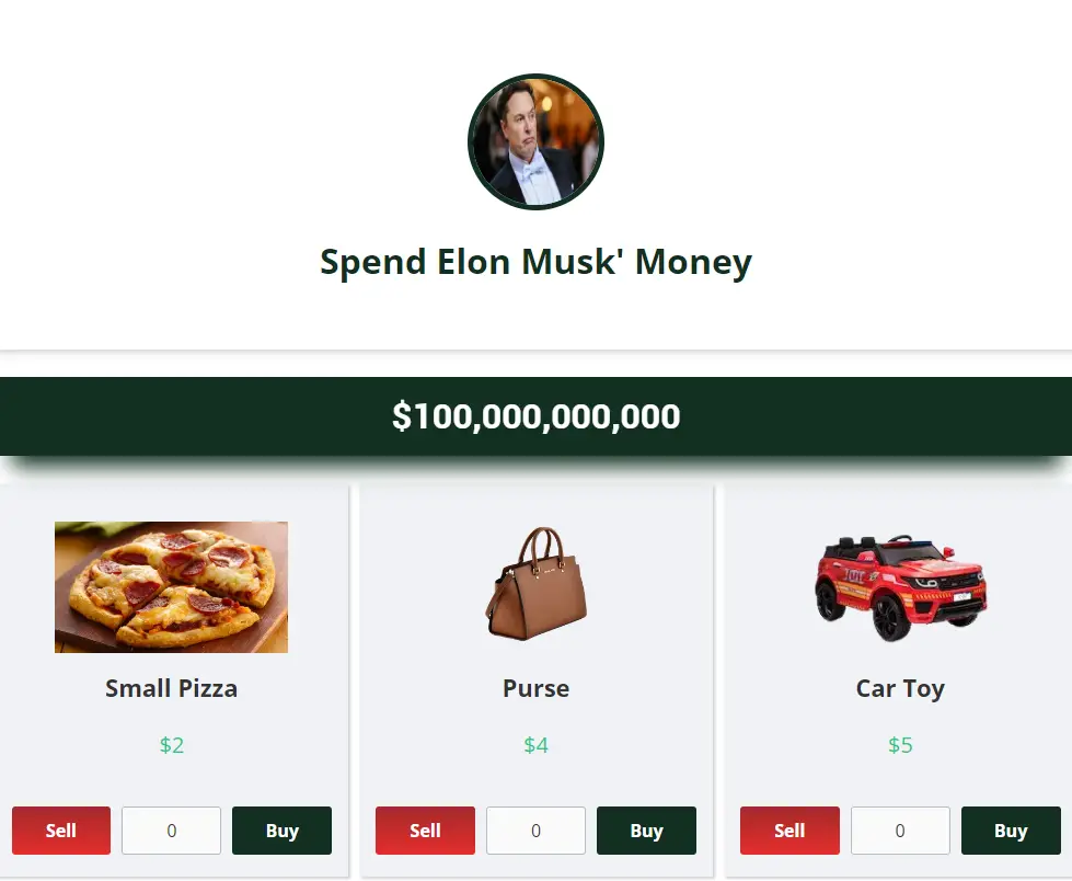 Play Spend Elon Musk' Money Game Online Free