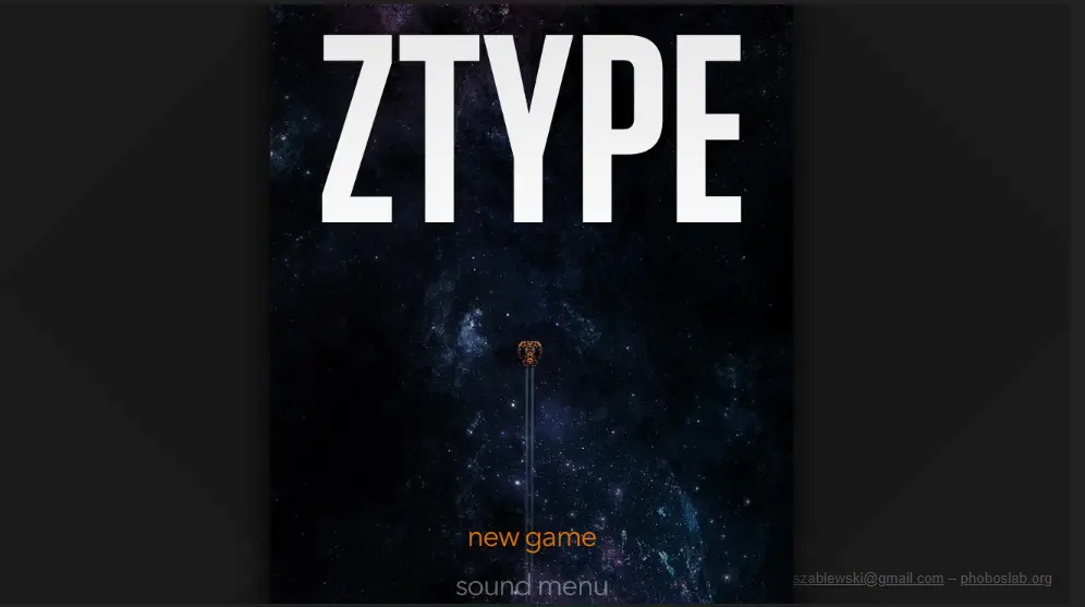 Play ZType Unblocked Game Online Free
