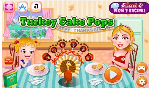 Hazel & Mom's Recipes: Turkey cake pops