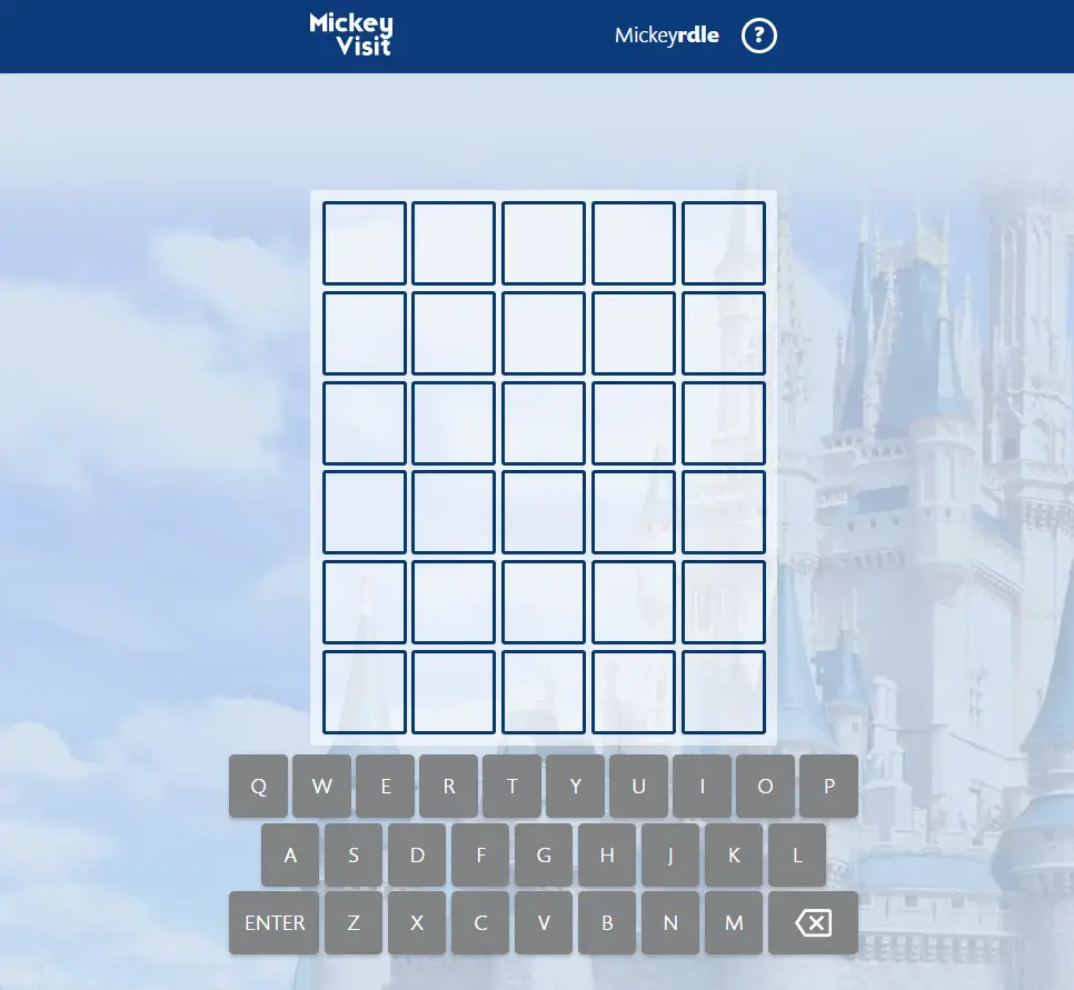 Play Disney Wordle Game Online Free