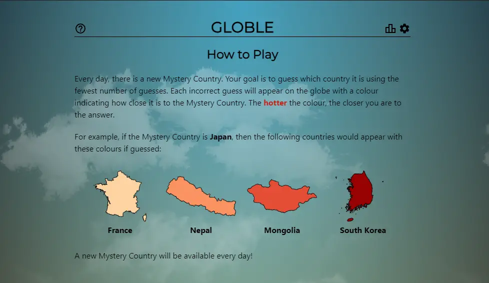 Play Globle Game Online Free