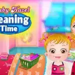 Play Baby Hazel Cleaning Time Game Online