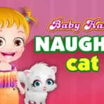Play Baby Hazel Naughty Cat Game Online