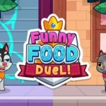 Play Funny Food Duel Game Online