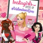 Play Instagirls: Valentine Dress Up Game Online