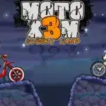 Play Moto X3M 6 Spooky Land Game Online