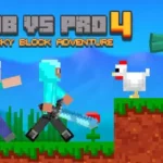 Play Noob Vs Pro 4: Lucky Block Game Online