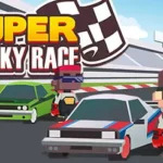 Play Super Blocky Race Game Online