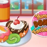 Play Yummy Donut Factory Game Online